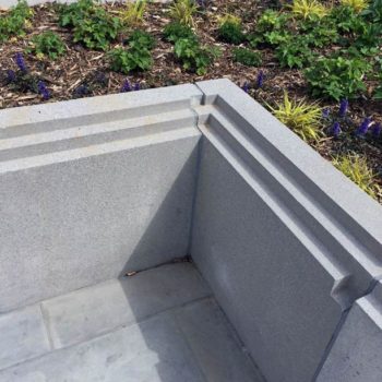 Precast concrete planter units at Elephant & Castle for Ringway Jacobs / TFL | Shay Murtagh Precast
