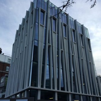 Precast concrete panels for Prime Construction for their project at 145 Kensington Church Street. | Shay Murtagh Precast