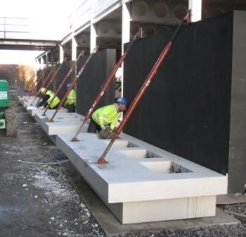 Precast Concrete Benches at M&S Cheshire Oaks | Shay Murtagh Precast