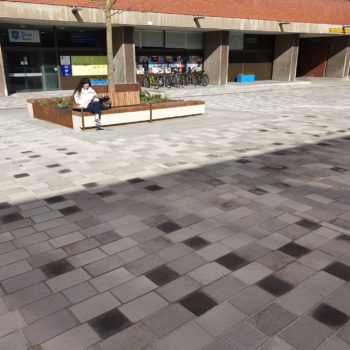 Hard Landscaping project at the University of Sheffield in Yorkshire | Shay Murtagh Precast