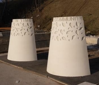 Bespoke Precast Concrete Seating, Stevenage | Shay Murtagh Precast